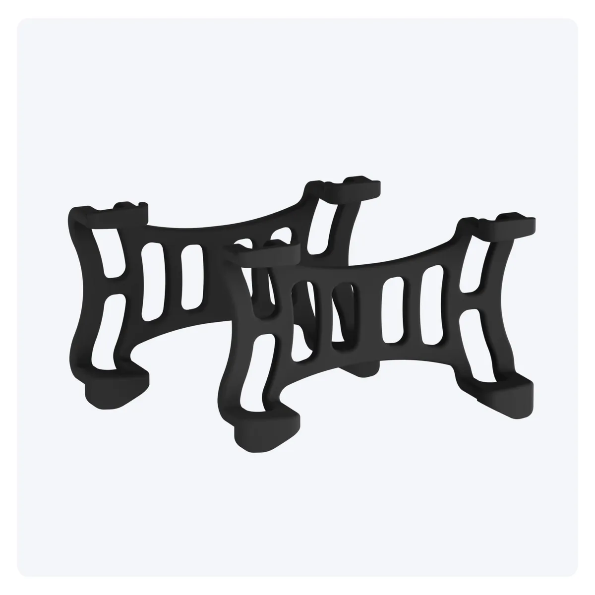 Tractive TRDOG5 Rubber Clip Mount x2 for Dog 6 GPS Tracker Black — product photo