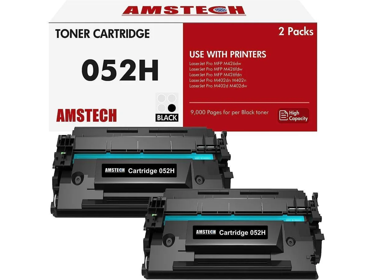 V4ink V4ink 052H CRG052 Black Toner Cartridge 2-Pack 9200 Pages — product photo