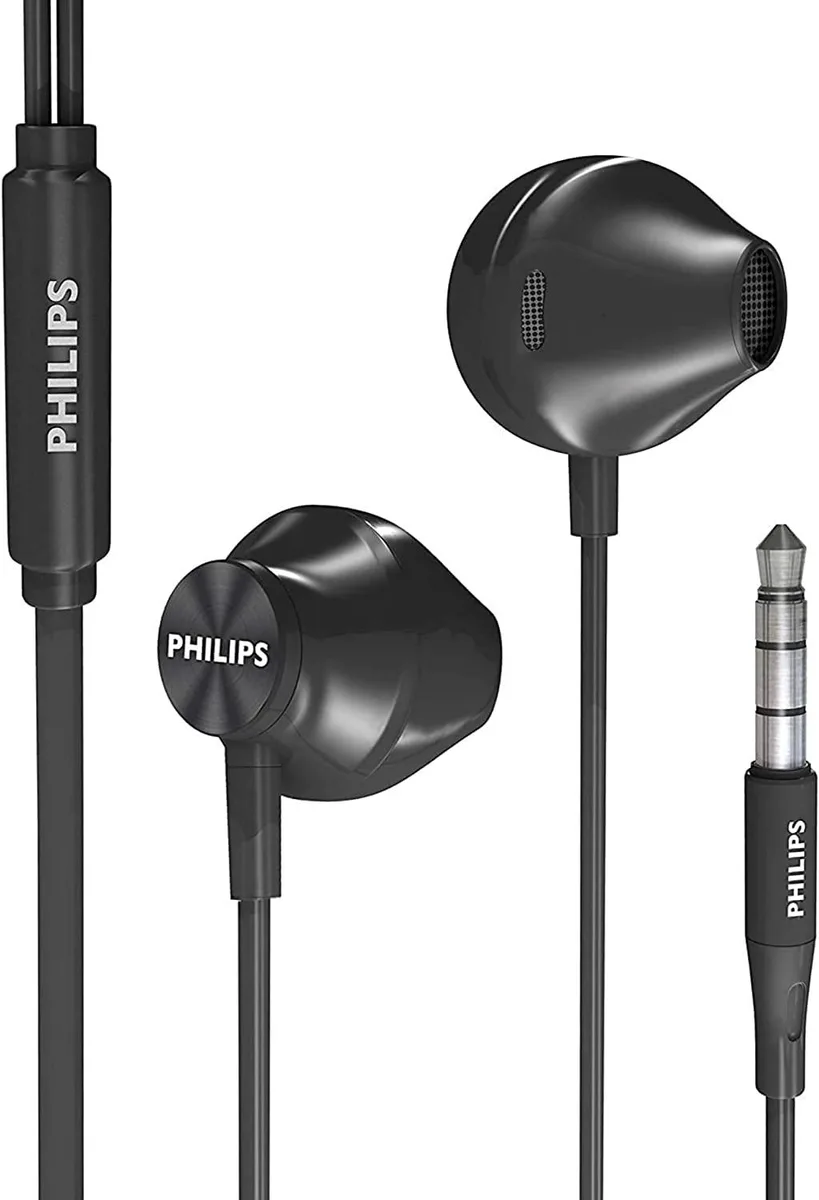 Philips Philips Wired Earbuds Black 14.2mm Driver — product photo