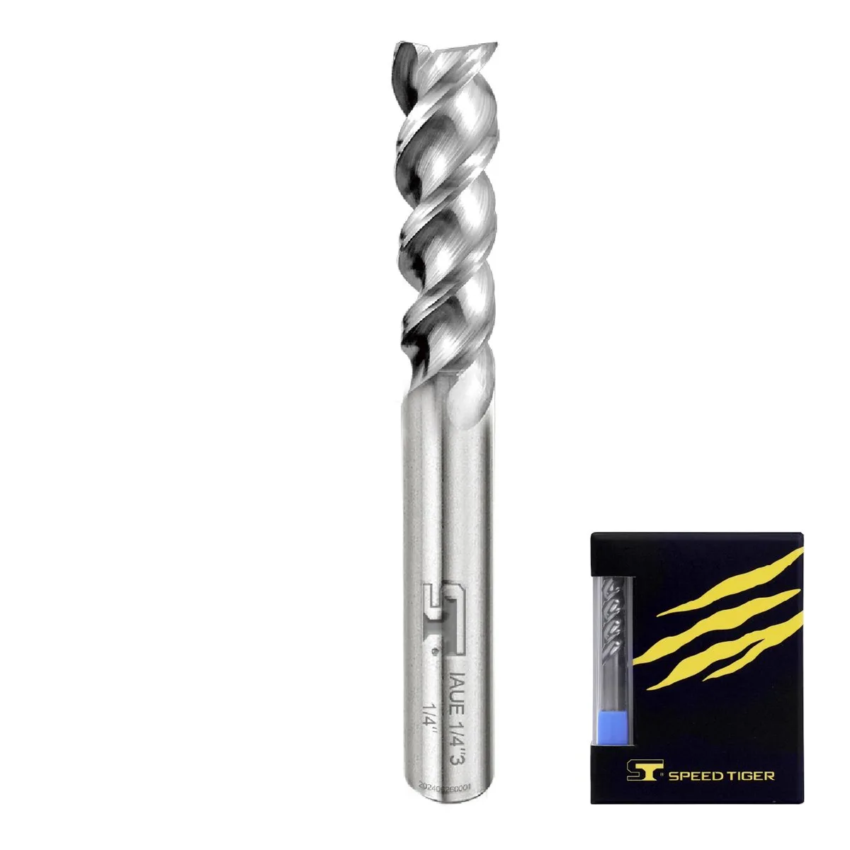 SPEED TIGER SPEED TIGER IAUE1-4-3 Carbide Square End Mill 1/4 in 3 Flute 5 Pack — product photo