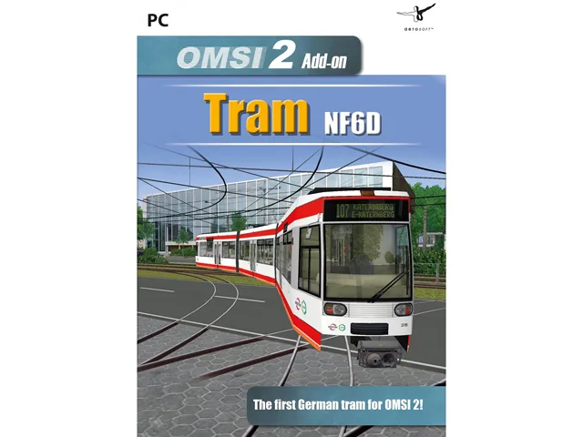 Aerosoft GmbH Aerosoft GmbH 40892 OMSI 2 Add-on Strassenbahn NF6D Essen/Gelsenkirchen downloadable game — product photo