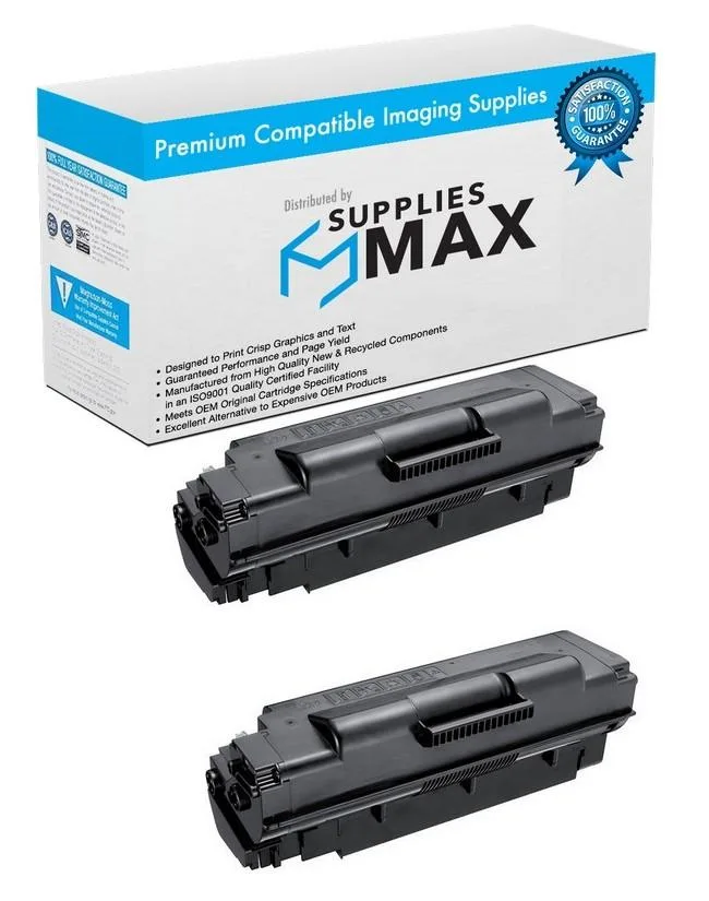 SuppliesMax SuppliesMax MLT-P307LB High Yield Black Toner Cartridge 2 Pack 15000 Pages — product photo