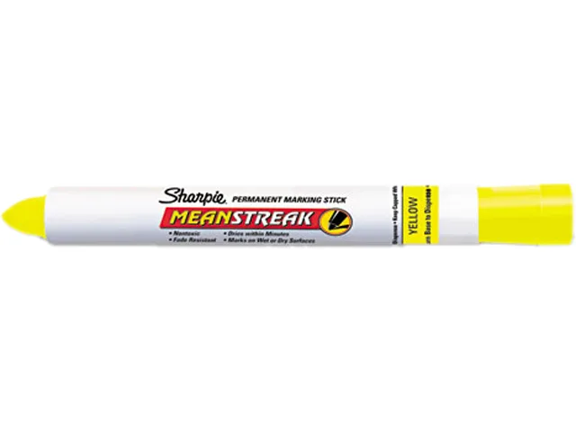 Sharpie Sharpie 85005 Mean Streak marker, broad tip, yellow — product photo