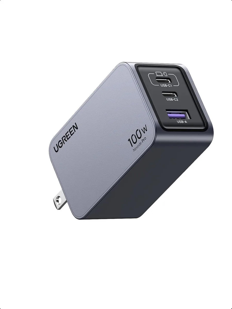 Vszerda Vszerda 100W GaN USB-C Wall Charger 3-Port Black — product photo