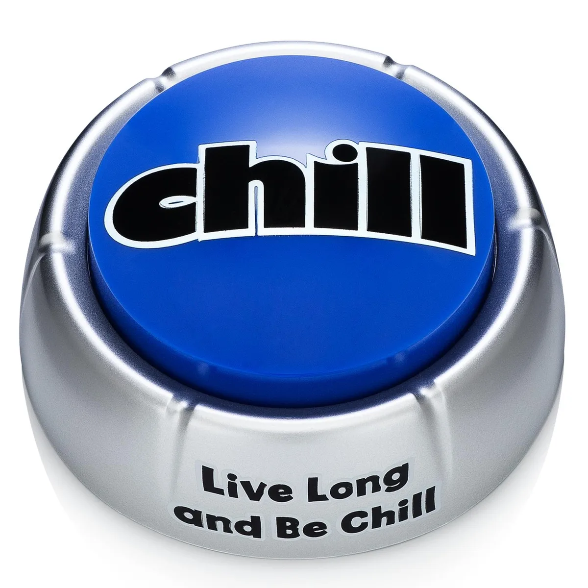 Awesome buttons Chill Button Collectible Blue 3.5 22 sounds — product photo