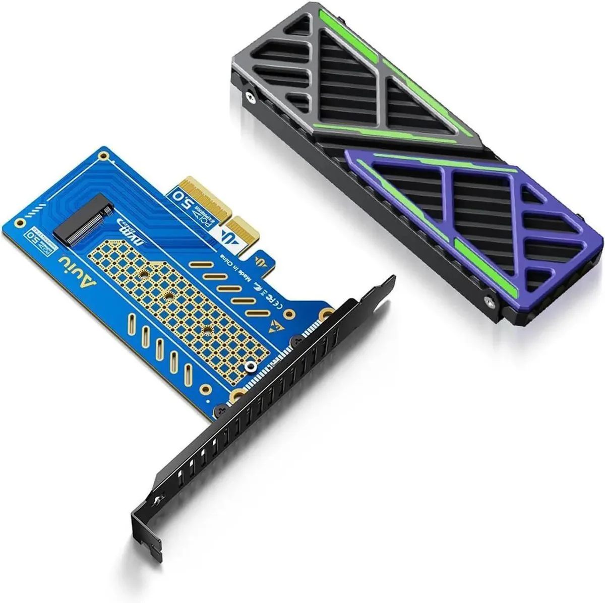 SMUGDESK SMUGDESK PCIe 5.0 x4 to M.2 NVMe B+M Key Adapter Set7 2230-2280 — product photo