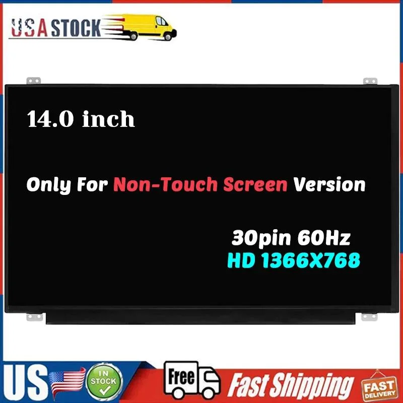 NUOLAISUN NUOLAISUN 14.0" LCD HD 1366x768 30pin NT140WHM-N31/N41 laptop screen — product photo