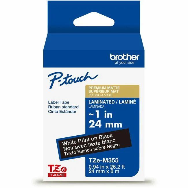 Brother Brother TZe Premium Matte Laminated Label Tape 24mm — product photo