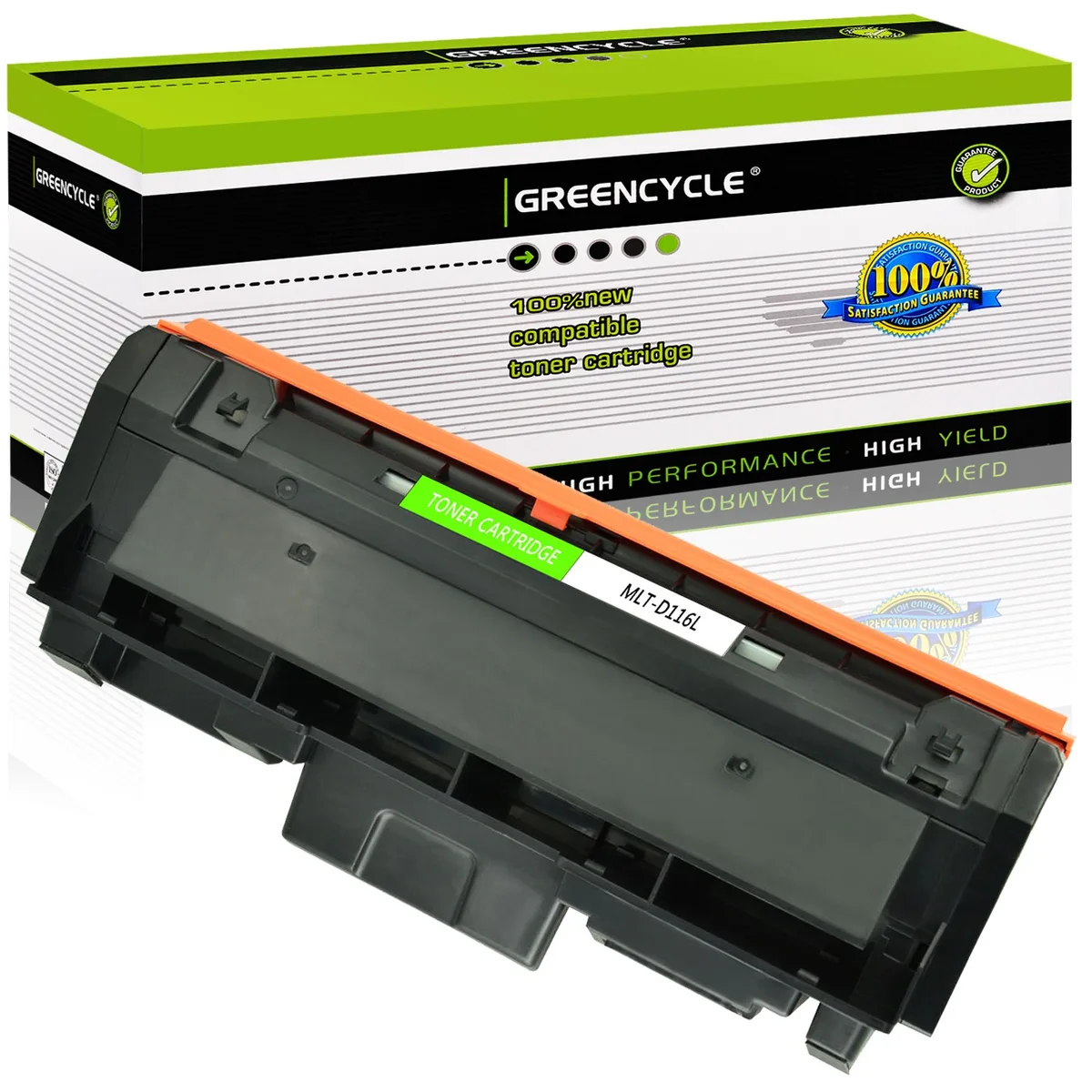 GREENCYCLE GREENCYCLE MLT-D118L High Yield 118 D118L Black Toner Cartridge 4000 Pages — product photo
