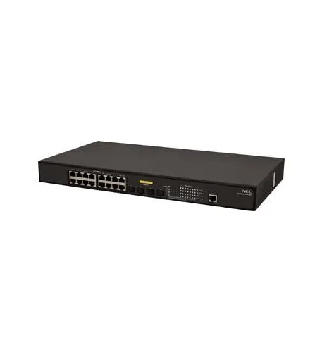 NEC Display Solutions NEC Qx-s1016gt-4g-pw 16-port PoE+ switch — product photo
