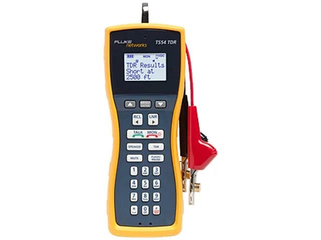 FLUKE networks FLUKE networks TS54-A-09-TDR test set 9 memories 23 digits 32 ohm 100 mA 140 VDC — product photo
