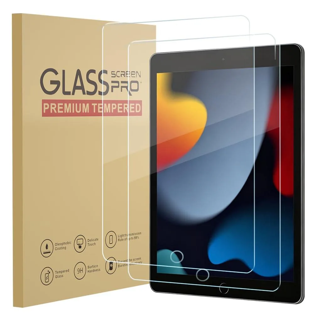  HYGAMOCC 9.7" iPad 6th/5th/Air 2/Air 1 Tempered Glass Screen Protector 2 Pack — product photo