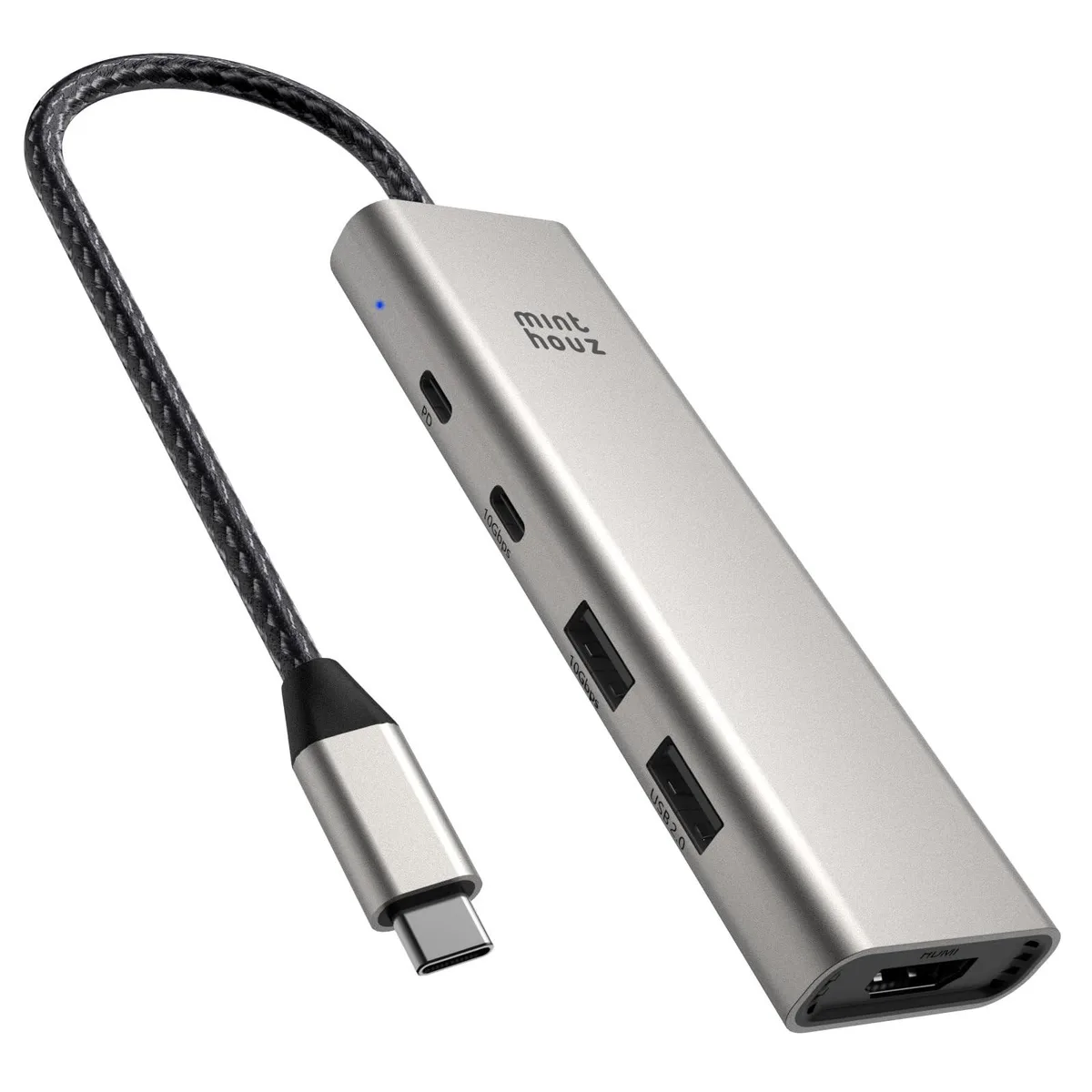 Winstars Technology Ltd Winstars Technology Ltd 5-in-1 USB-C Hub 4K 60Hz 125W PD 10Gbps — product photo
