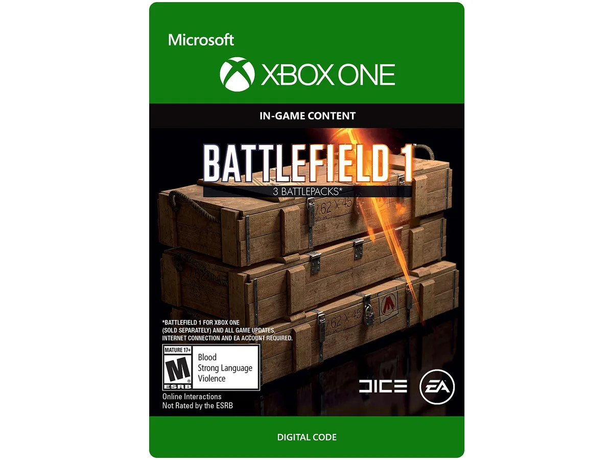 Electronic Arts Electronic Arts 7F6-00084 Battlefield 1 Battlepack X 3 downloadable game — product photo