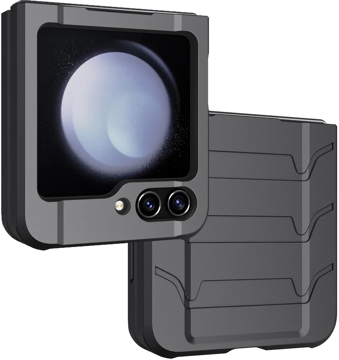 Nakedcellphone Nakedcellphone Special Ops Tactical Cover Matte Black for Samsung Galaxy Z Flip 5 2023 — product photo