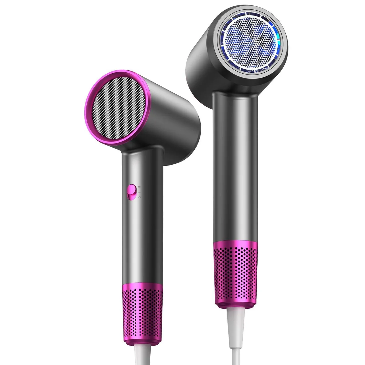 Red Slikwave 662A hair dryer, compact cylindrical body with glossy red finish, cool-shot button on handle