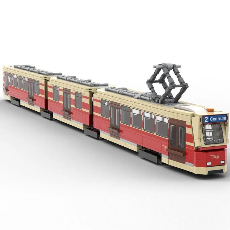 ZITIANYOUBUILD ZITIANYOUBUILD MOC-163849 GTL-8 Tram Building Blocks Set 1291PCS — product photo