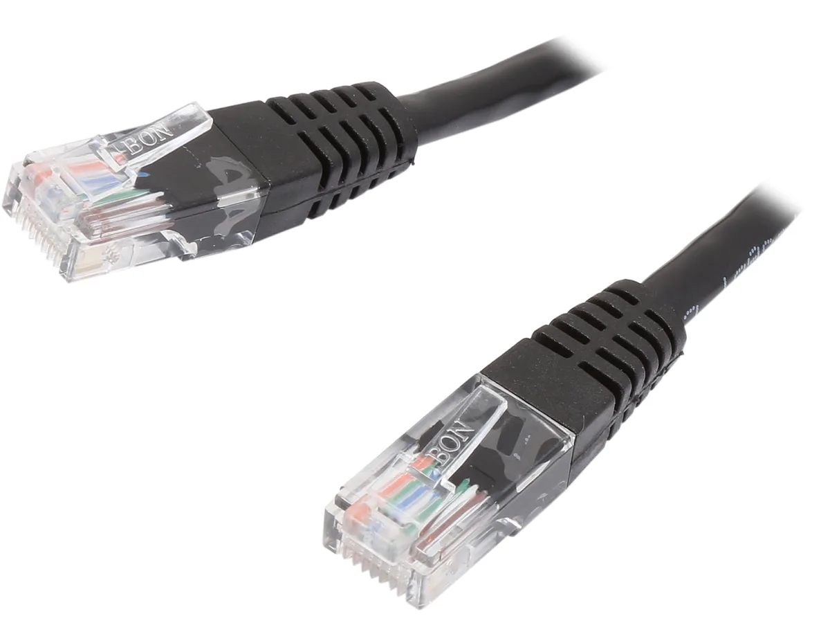 STARTECH STARTECH M45PATCH25BK 25 ft Cat5e UTP network ethernet cable — product photo