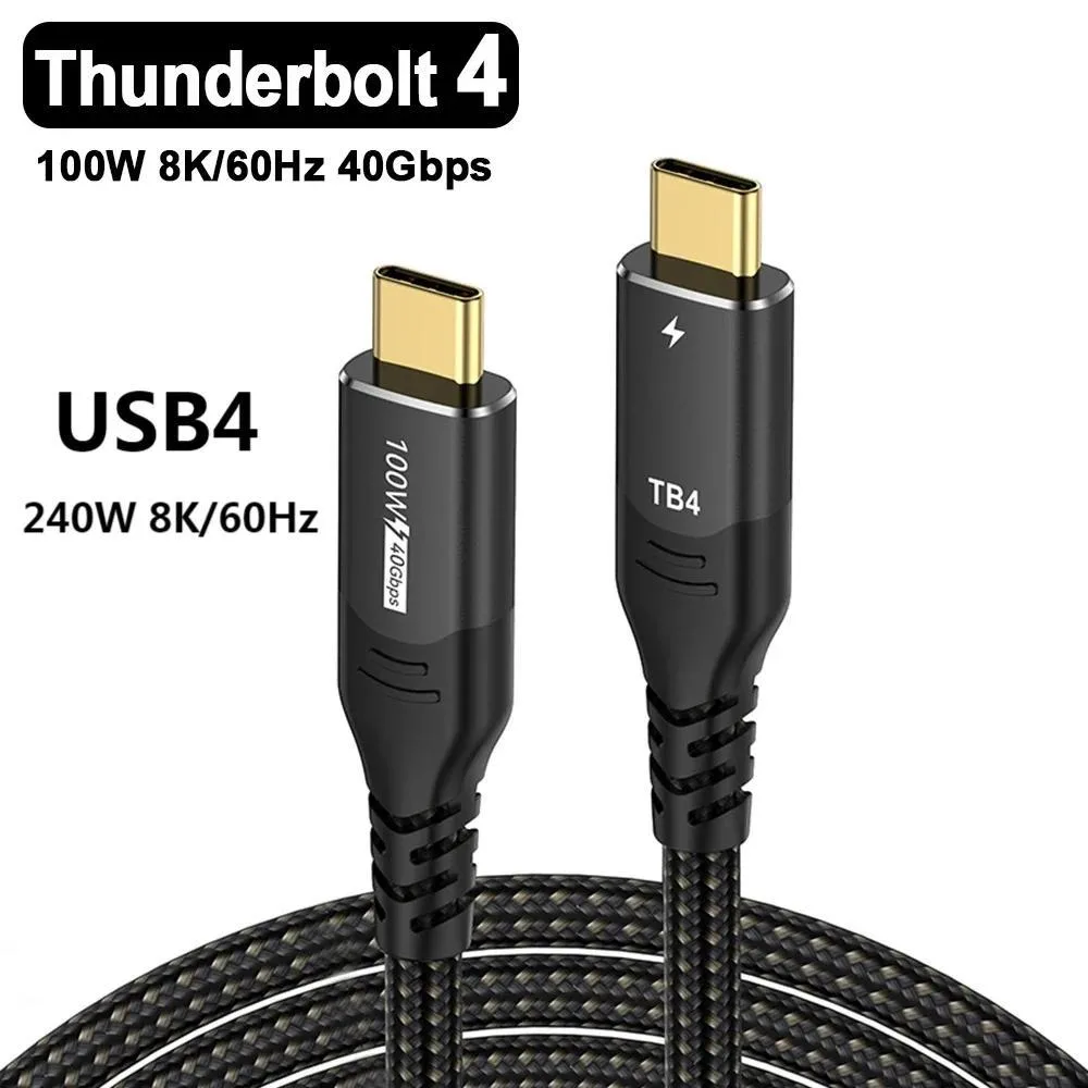 ESTONE ESTONE TJ-A323 USB4 Thunderbolt 4 cable 3.3FT 40Gbps 100W 8K@60Hz — product photo