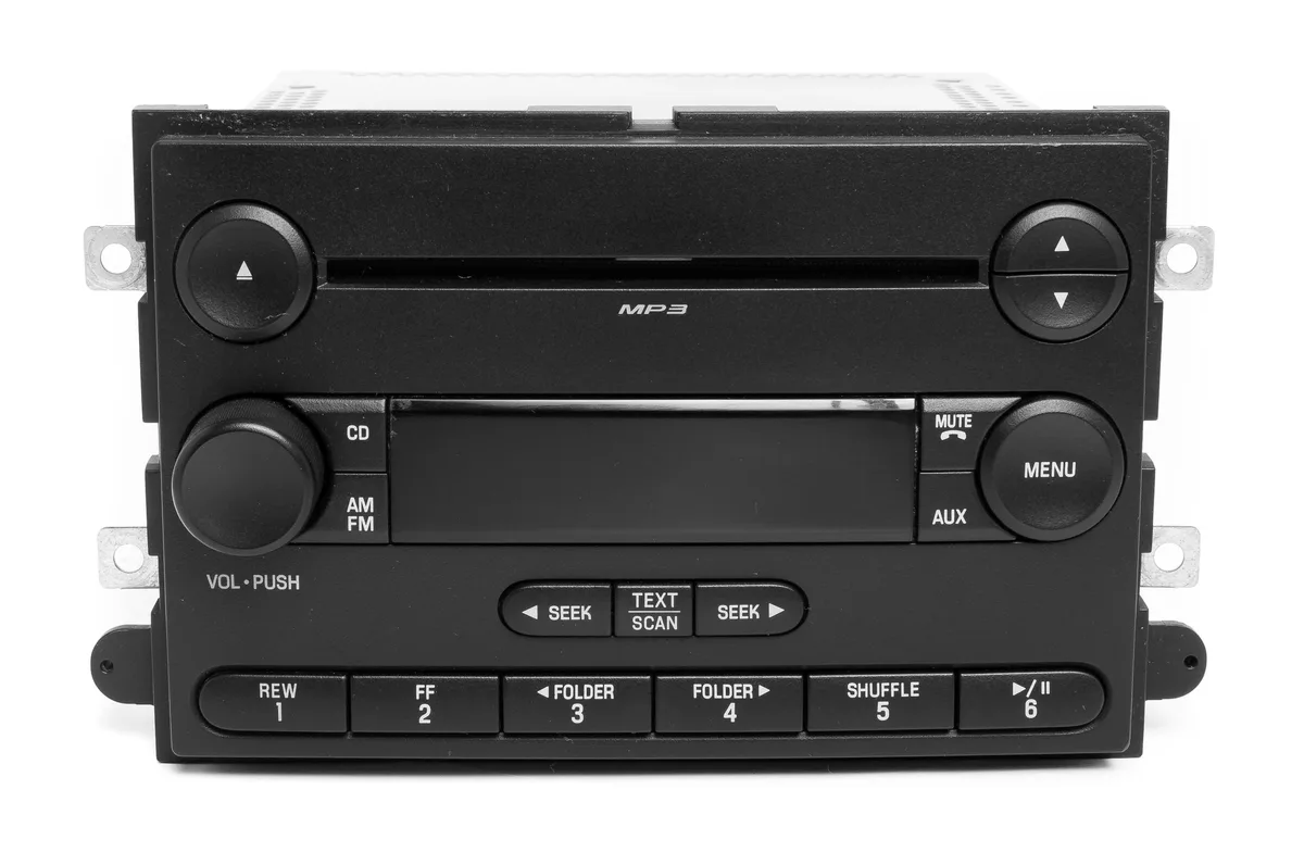 1 Factory Radio 1 Factory Radio 6L2T-18C869-AG AM FM CD mp3 receiver 2006 Ford Explorer Mountaineer — product photo