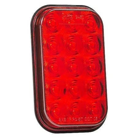 Grote Grote G4502 Stop/Turn/Tail Light Square Red 3-13/32in machine shop hardware — product photo