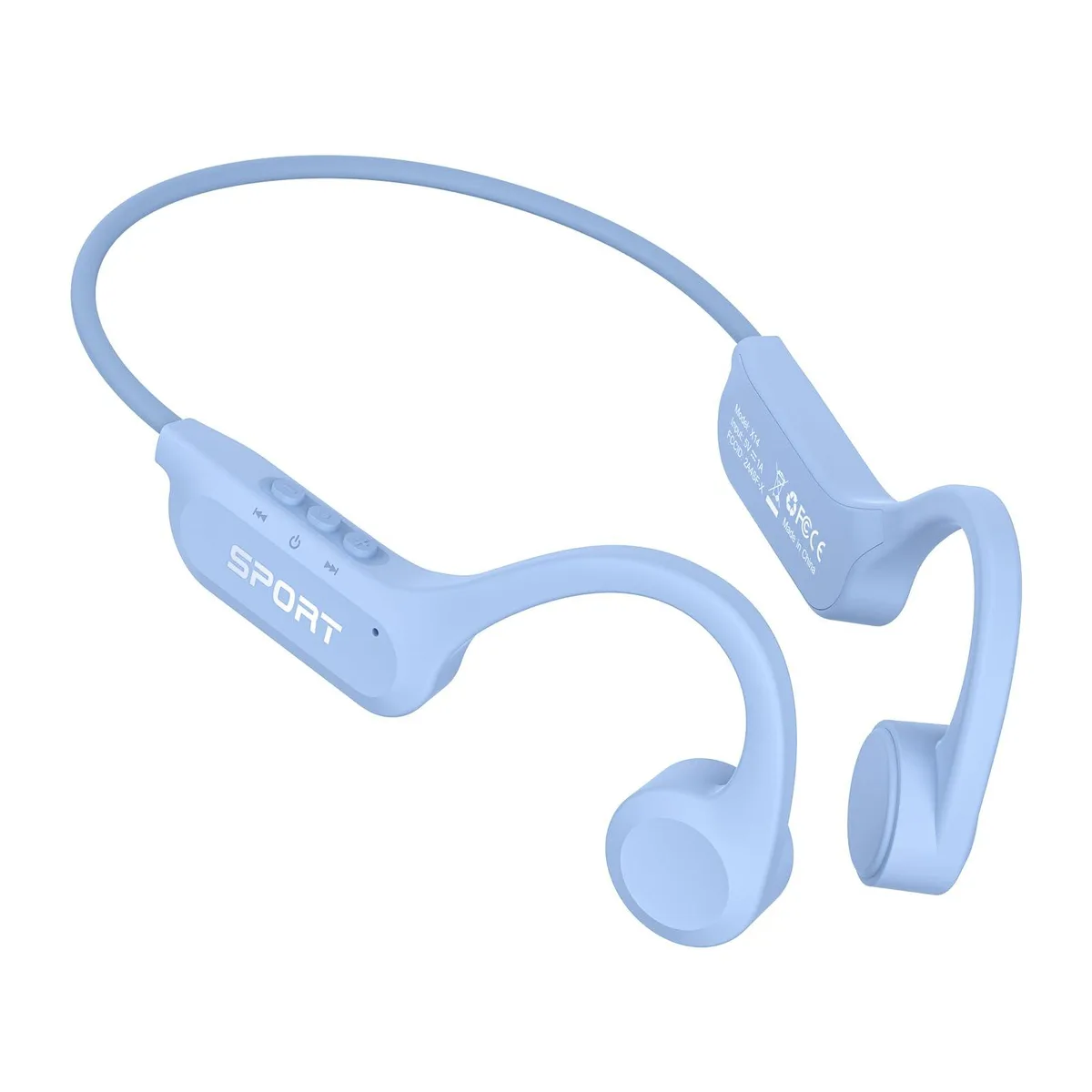 Philips WFL900/H bone conduction headphones Bluetooth 5.4 10 h 28 g IPX6 white — product photo