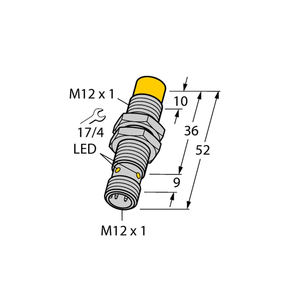 Turck Turck NI8-M12-AN6X-H1141 4611315 Inductive Sensor NPN M12 — product photo