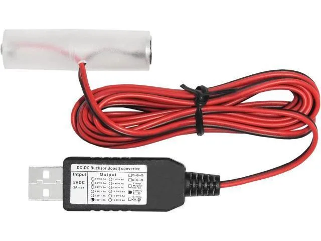 LORDWORLD LORDWORLD USB Battery Eliminator 1×AA 1.5V 200cm — product photo
