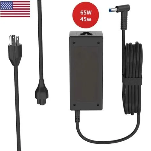  kamujie 45W 19.5V 2.31A AC Adapter 4.5*3.0mm Blue Tip for HP — product photo