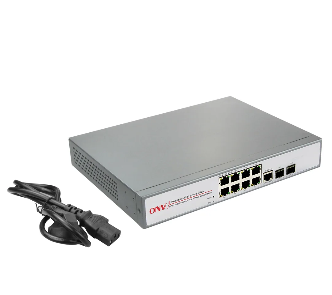 ESCAM Technology Co., Ltd ESCAM Technology Co., Ltd ONV-POE33108PFM 10-port Gigabit Managed PoE Switch — product photo