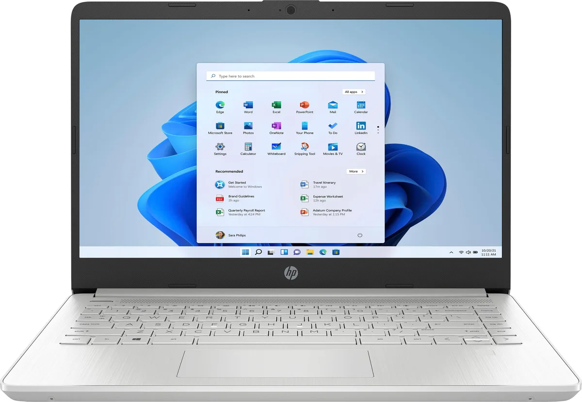 HP HP 14" Laptop Ryzen 3 3250U 16GB 128GB Windows 11 Silver — product photo