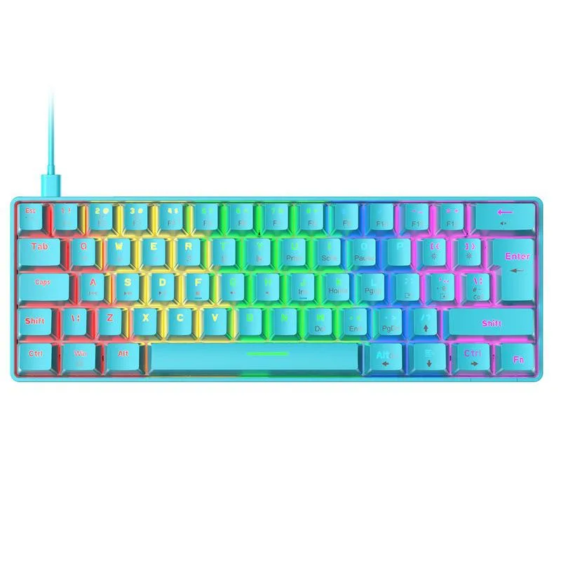 SPTUO SPTUO T60 62-key mechanical gaming keyboard blue switch RGB — product photo