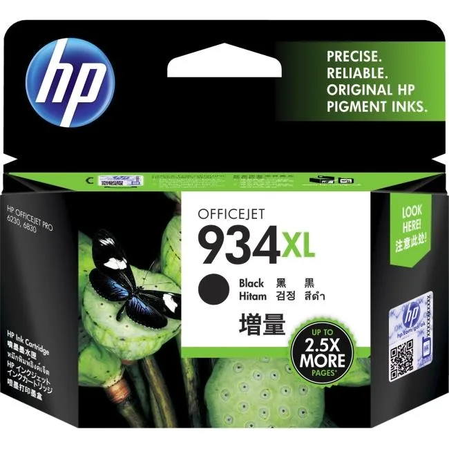 HP HP 934XL High Yield Black Original Ink Cartridge C2P23AN#140 1000 Pages — product photo