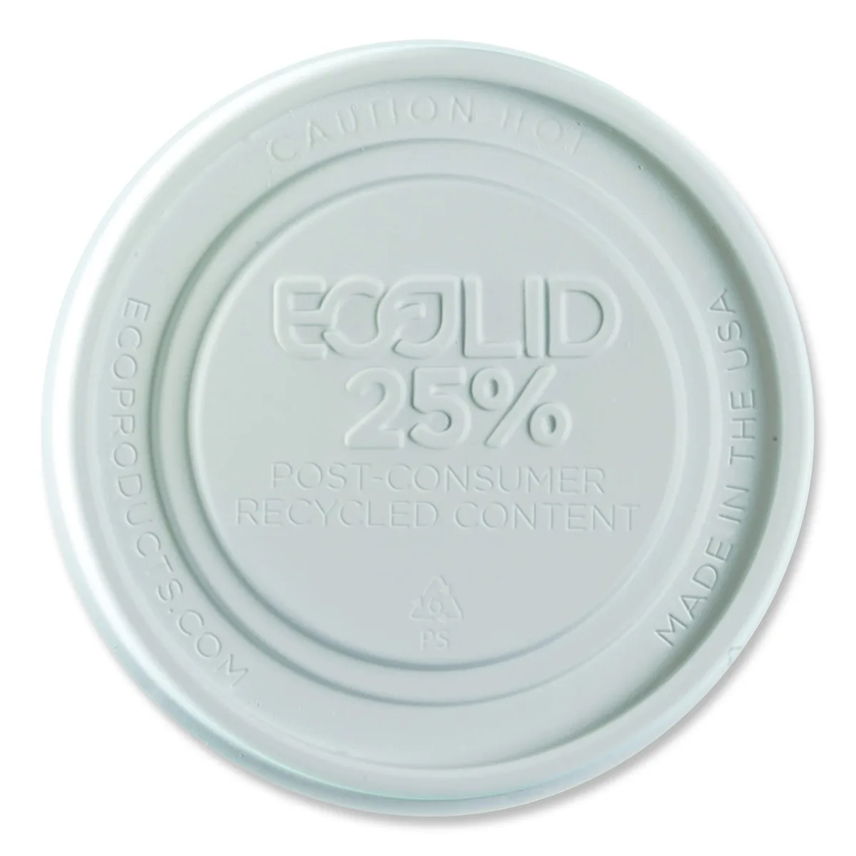 Eco-Products Eco-Products Evolution World Food Lid 12-32oz White 500Ct — product photo