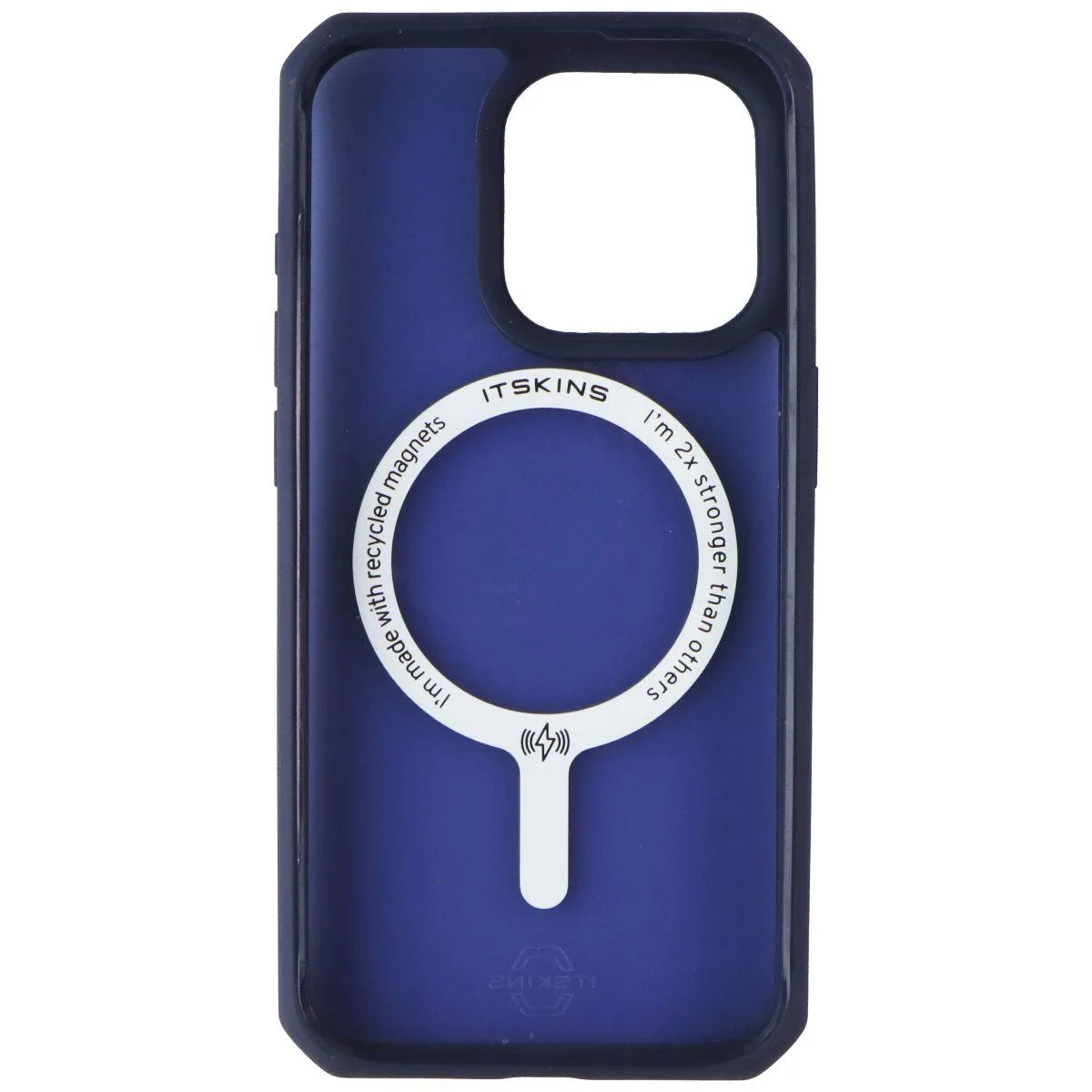 ITSKINS ITSKINS Hybrid_R Frost Series Case for iPhone 15 Pro Blue — product photo