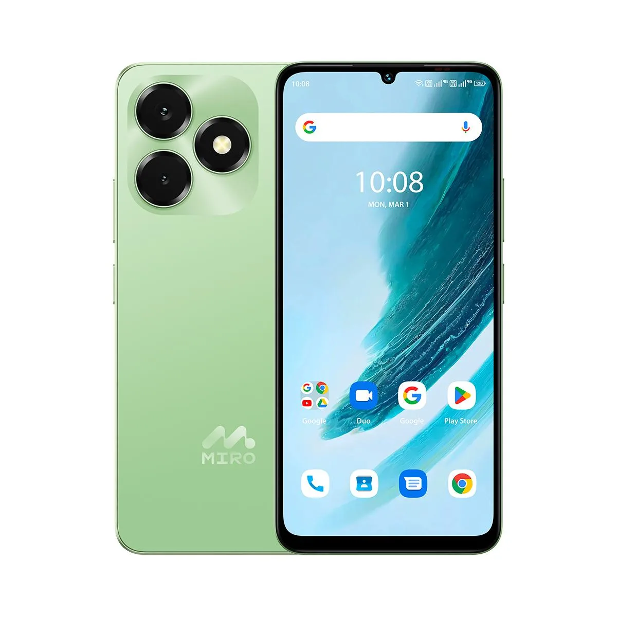 MIRO MIRO S69 Pro 6.9" 120Hz 8GB 256GB 50MP 5G Green cell phones - unlocked — product photo