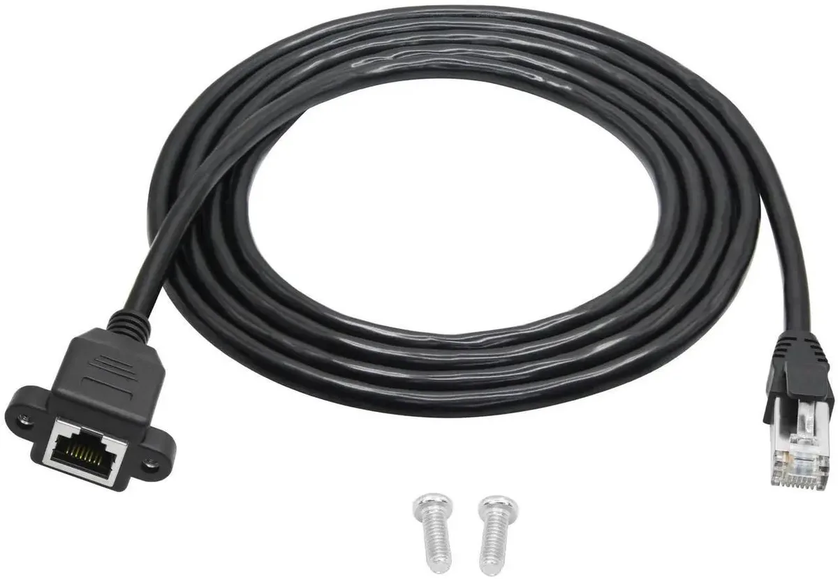SMUGDESK SMUGDESK Cat6 Shielded PanelMount Extension Cable 6FT — product photo