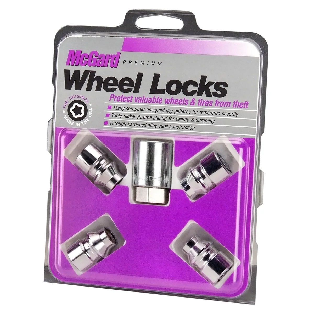 MCGARD MCGARD 24022 Chrome Ultra &amp; E.T. Wheel Lock Set M12 x 1.5 accessories - wheel — product photo