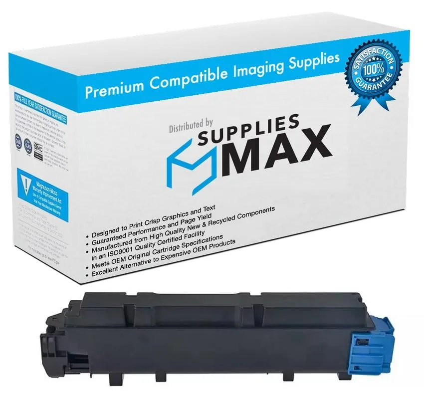 SuppliesMax SuppliesMax KYO1T02Z0CUS0 Cyan Toner Cartridge 10000 Pages — product photo