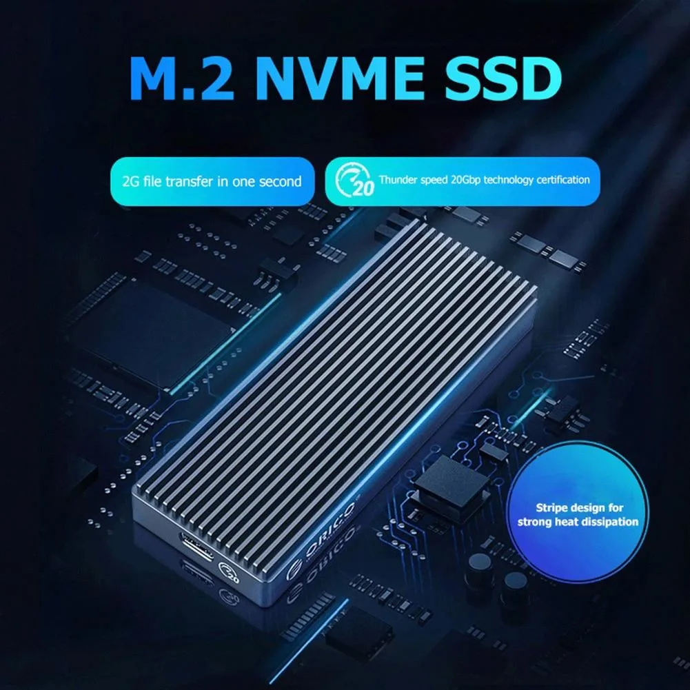 YINGHUA YINGHUA M2PAC3-G20 20Gbps NVMe enclosure gadget — product photo