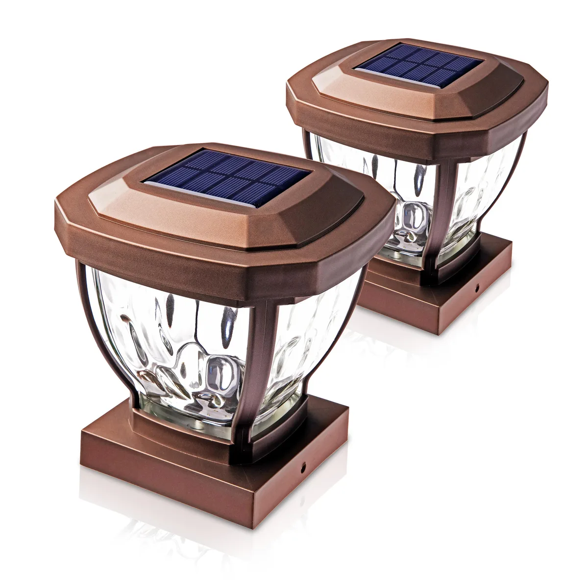 Home Zone Security Home Zone Security ELI1403V Post Light Bronze 2-Pack 3.5 in — product photo