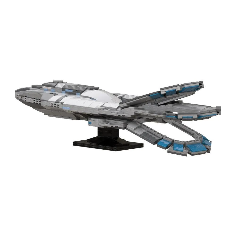 ZITIANYOUBUILD ZITIANYOUBUILD ECV-197 Orville Spaceship Building Set 757 Pieces — product photo