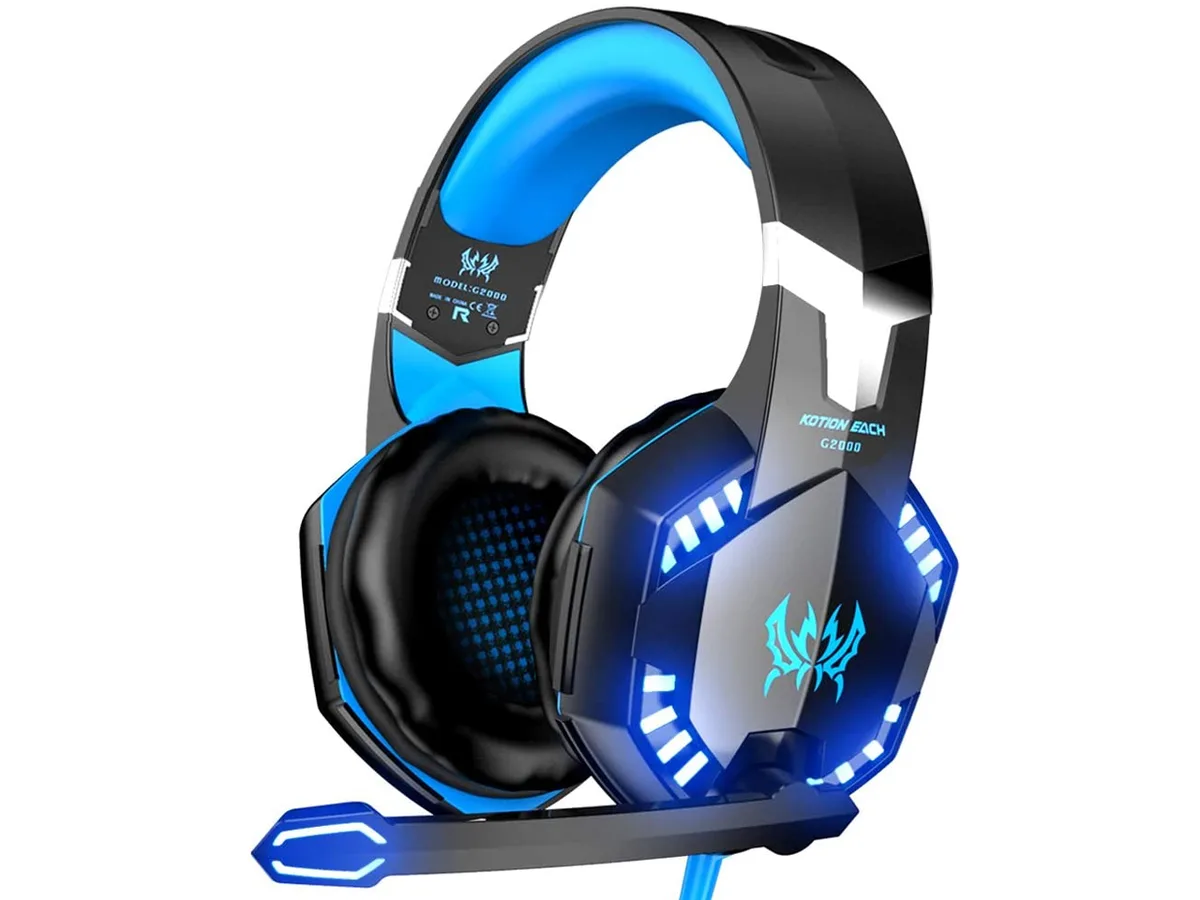 Ruixi Ruixi G2000 7.1 RGB Gaming Headset Black Blue — product photo