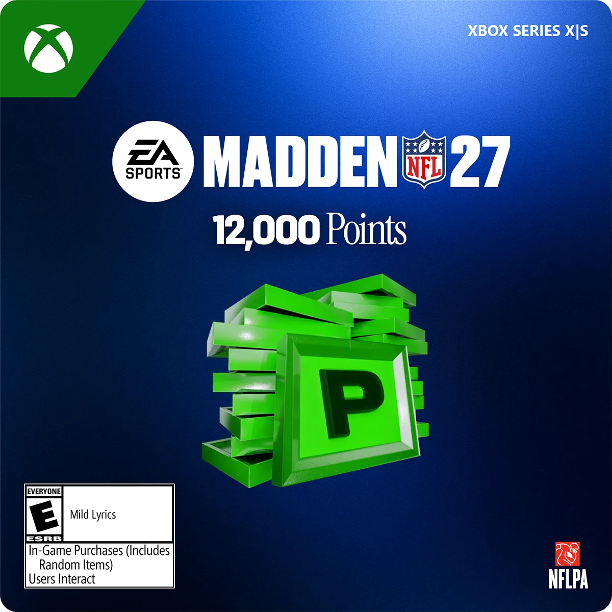 Electronic Arts Electronic Arts 7F6-00952 Madden NFL 27 12000 Points Xbox Series X|S downloadable game — product photo