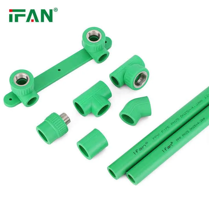 White PPR plastic pipe fitting, 25mm welding coupling