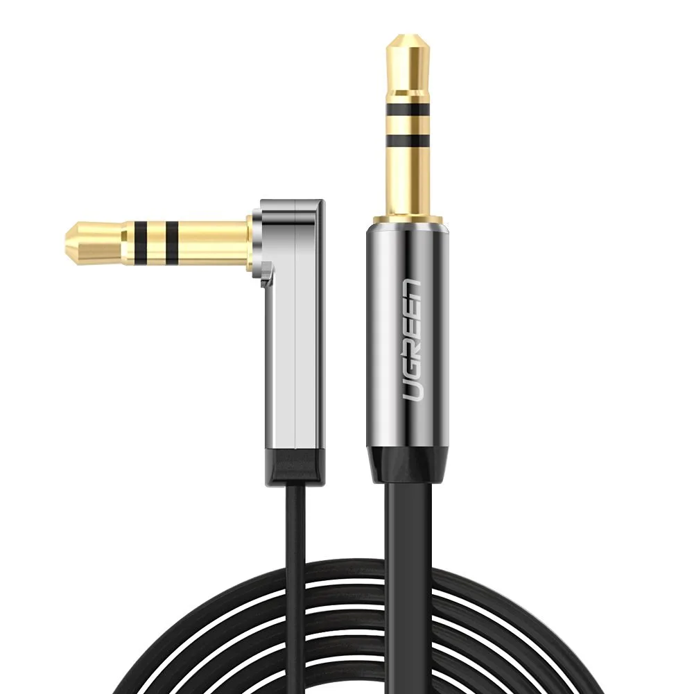 TeKit TeKit 3.5 mm 90° Aux Cable 10 ft 24K Gold 10728 — product photo