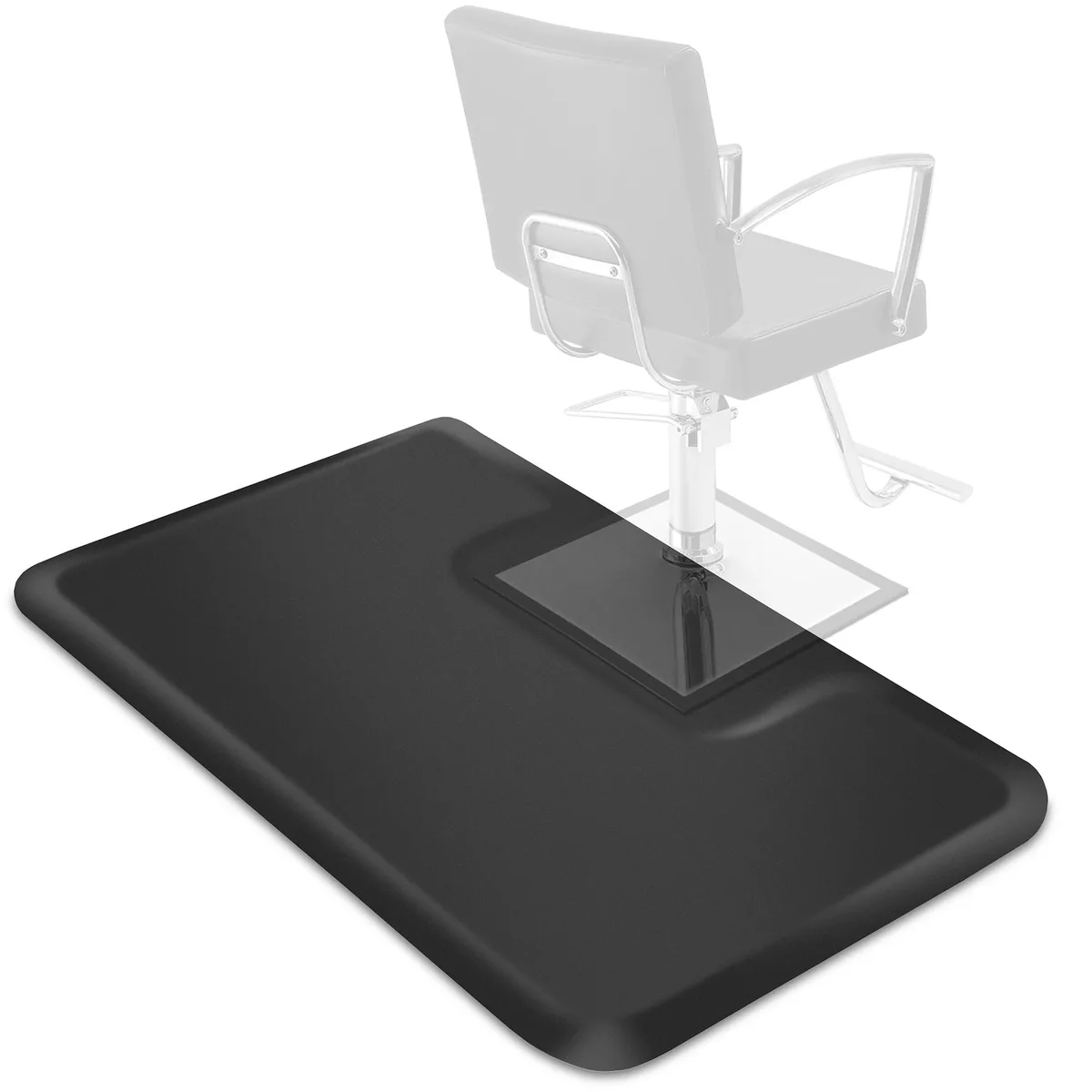 Saloniture Saloniture 3 ft x 5 ft x 1/2 in Anti-Fatigue Floor Mat Black — product photo