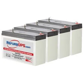 RefurbUPS RefurbUPS PW5115-1000RM Compatible UPS Replacement Battery Kit 4x 6V12A — product photo
