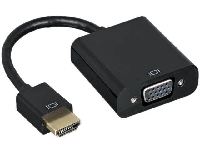 Nippon Labs Nippon Labs 30HM-VGA201-BK HDMI male to VGA female audio video converter — product photo