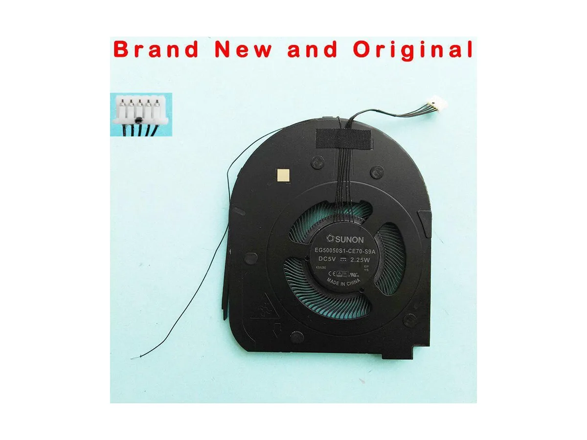 Fans Fans CPU Cooler Fan for Lenovo T590 P53S 01YU197 EG50050S1-CE70-S9A — product photo